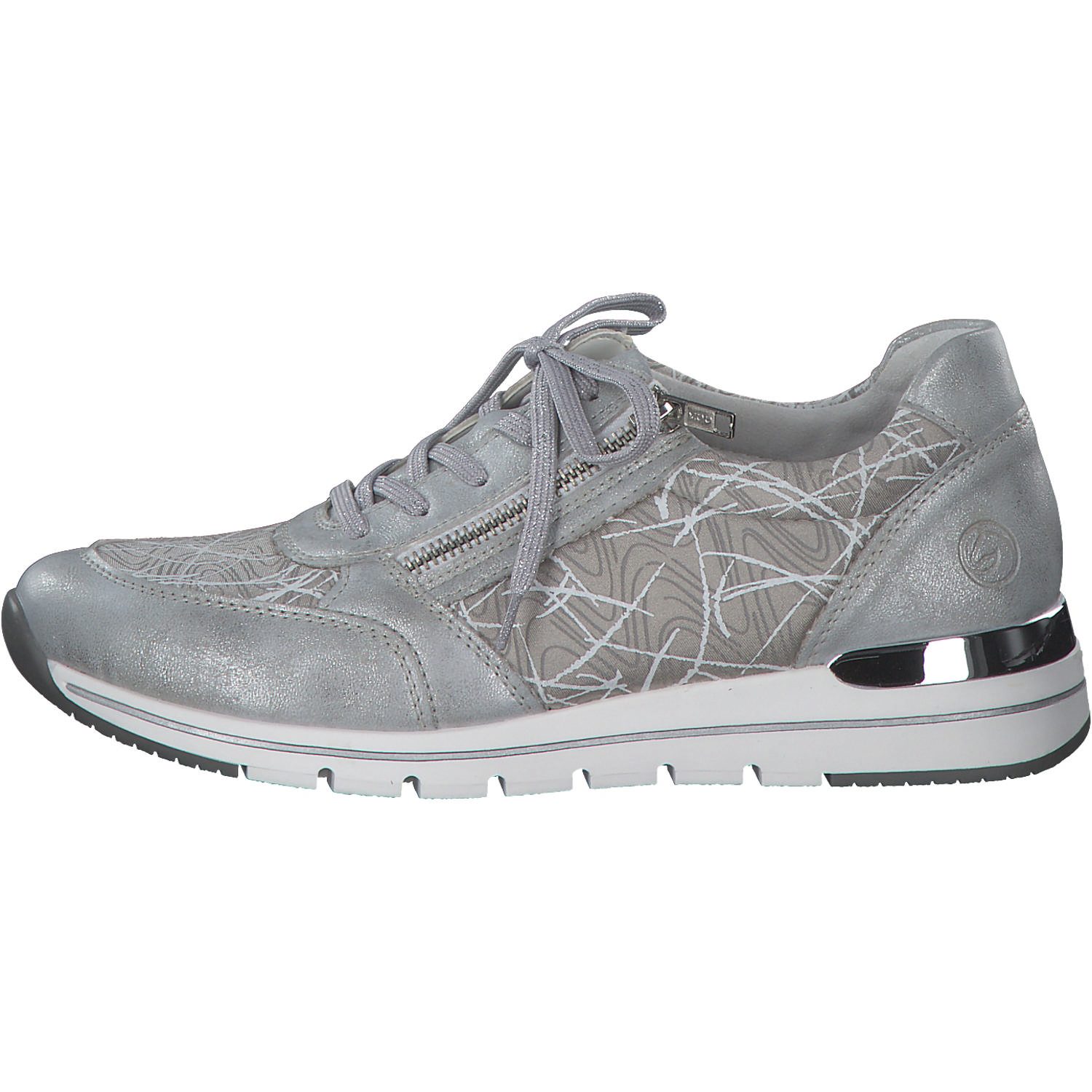 Remonte R6700, Schnürschuhe, Damen, ice/perlcloud/hellgrau-bianco