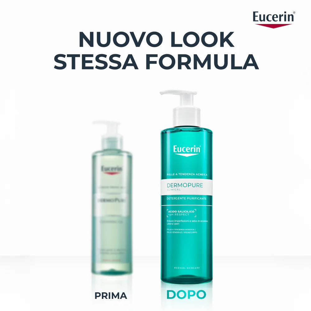 Dermopure Detergente Purificante - Gel detergente viso, Gel viso antimperfezioni