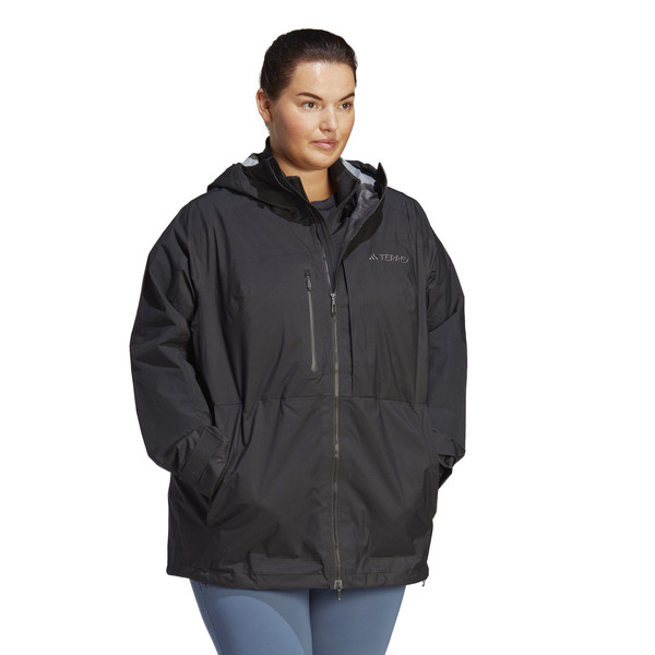 W TERREX XPLORIC RAIN.RDY JACKET PLUS SIZE Damen - Regenjacke