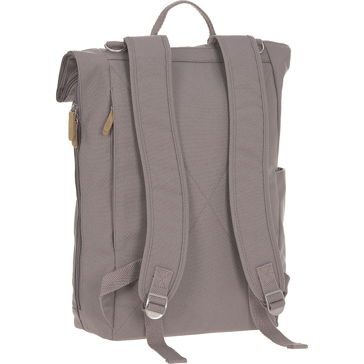 Wickelrucksack Rolltop rosewood/grey, inkl. Zubehör & Wickelunterlage