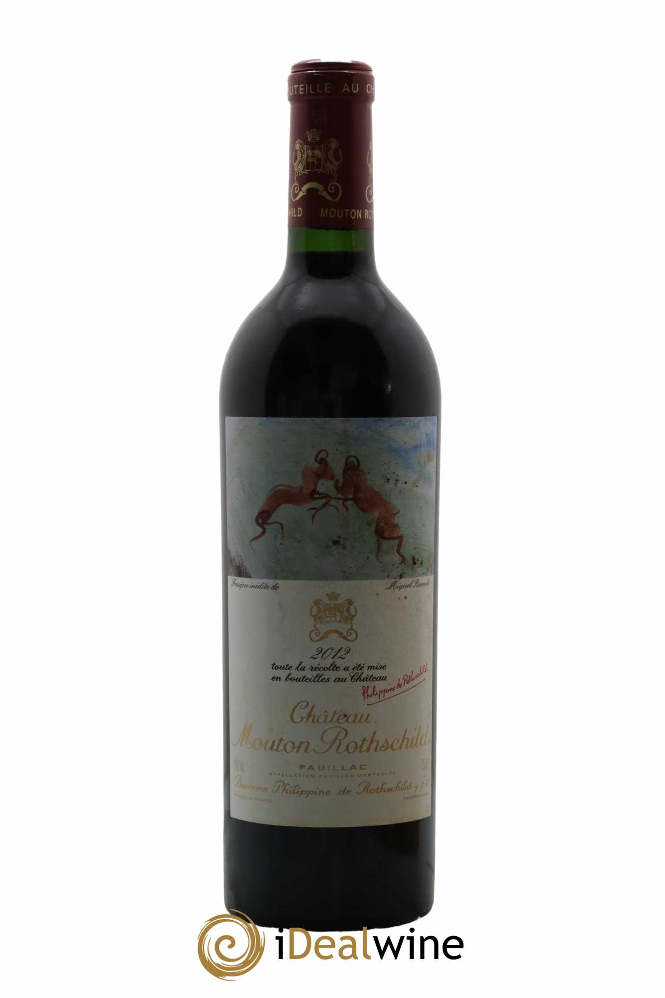 Château Mouton Rothschild 1er Grand Cru Classé  2012 - Lot de 1 Bouteille