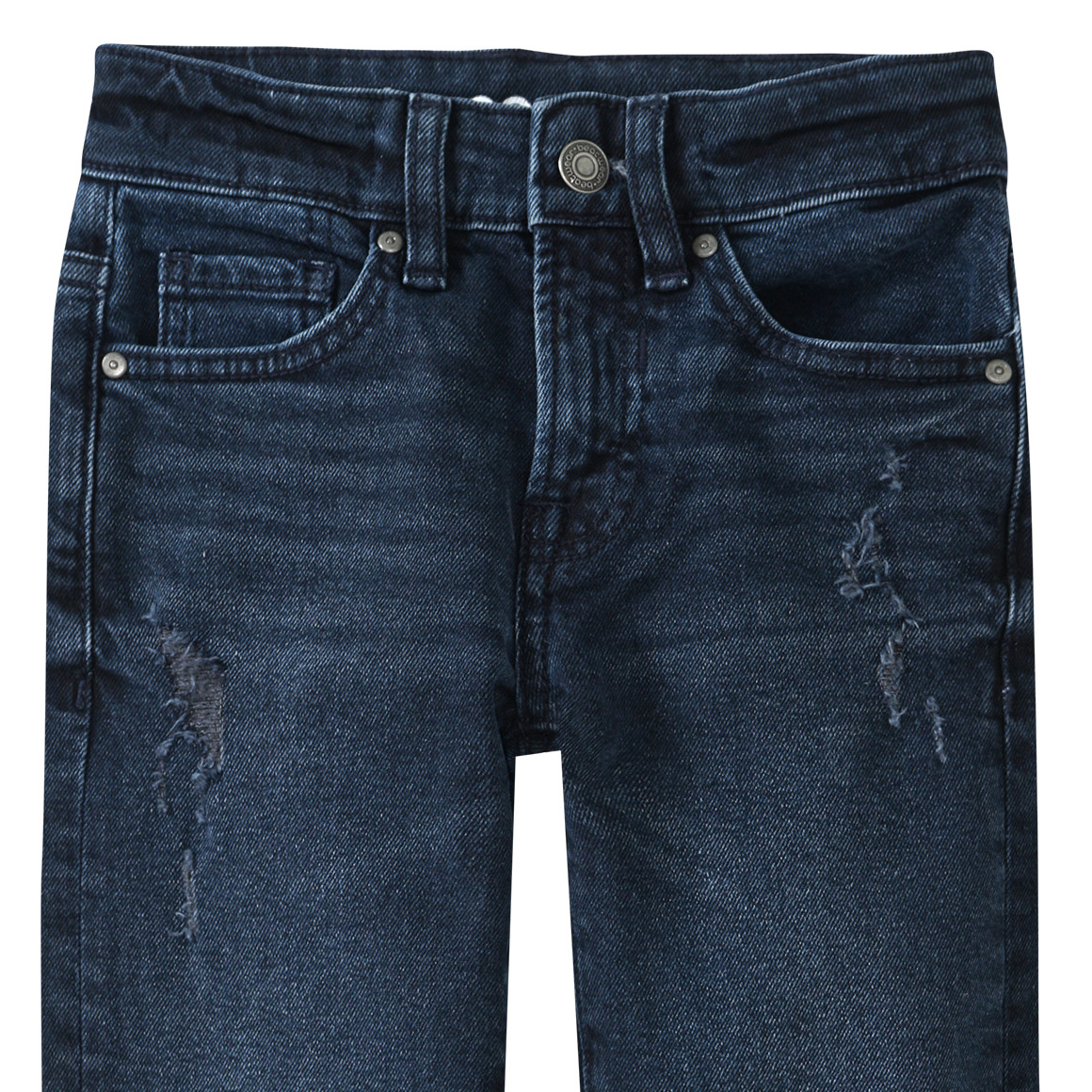 Jungen Straight-Jeans mit Destroyed-Effekten