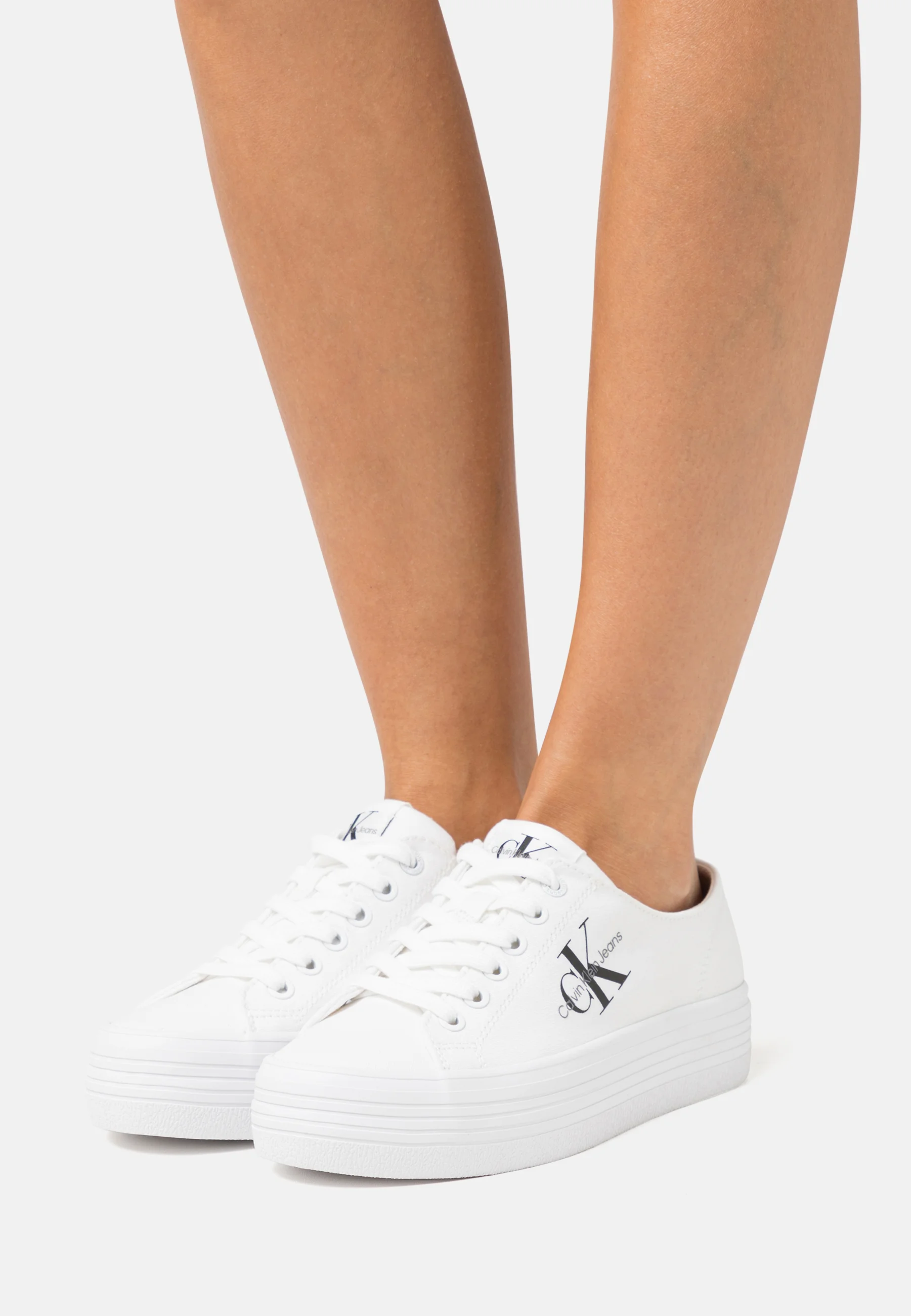 Calvin Klein Jeans FLATFORM ESSENTIAL MONO - Zapatillas bajas