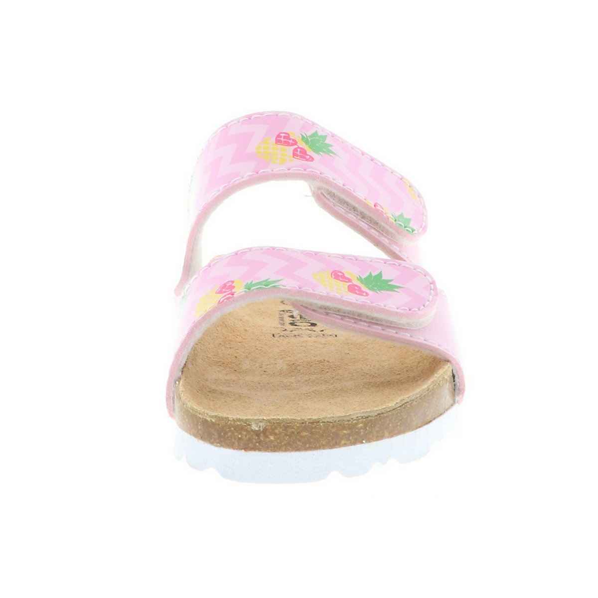 Kinder Mädchen Damen Pantoletten Hausschuhe Slipper Schlappen Ananas rosa