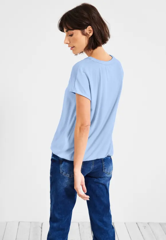 CECIL Bluse mit Tunikabändchen