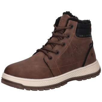 Run Lifewear Schnür Boots in braun