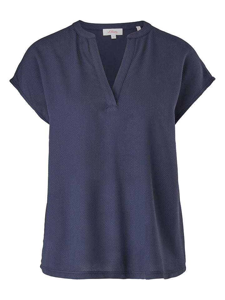 s.Oliver Shirt in Dunkelblau günstig kaufen
