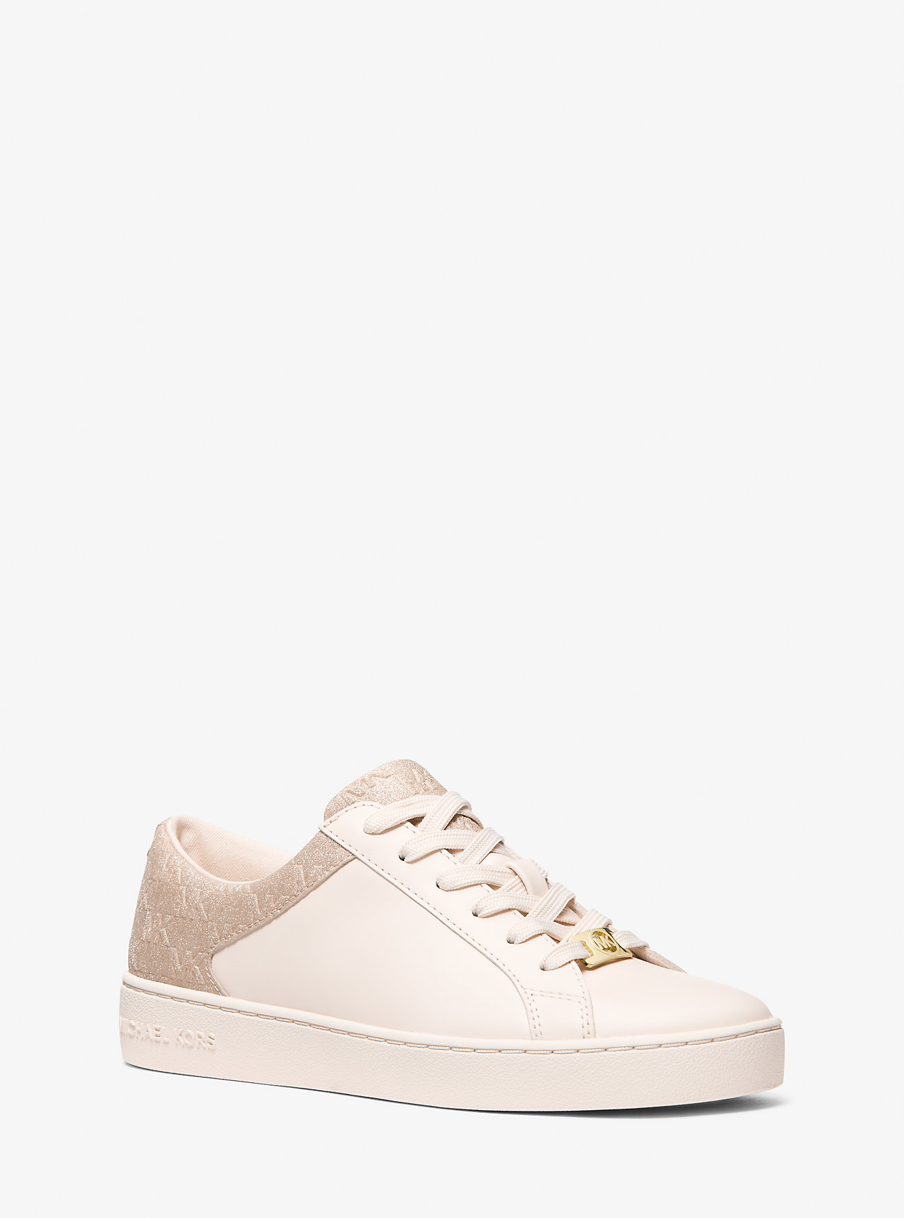 Buty sportowe Keaton ze skóry i brokatowego wytłoczonego logo – BALLET