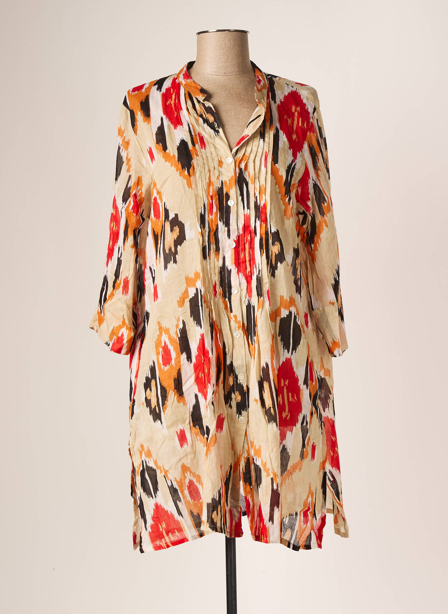 Bagatelle France Tuniquemanchelongue Femme couleur beige
