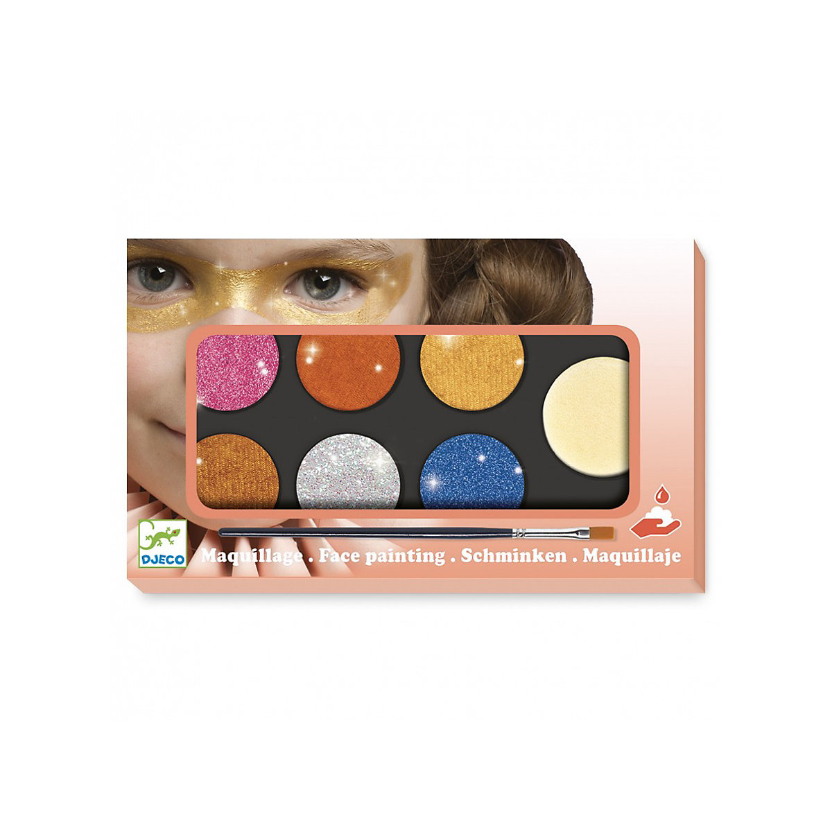 Kinderschminke Palette 6 Farben