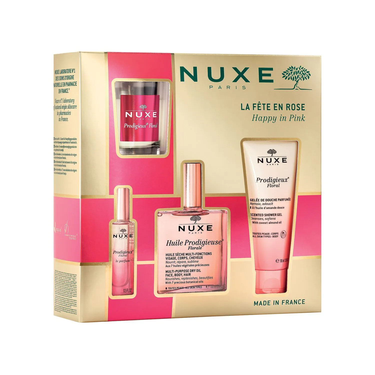 „Nuxe Huile Prodigieuse® Florale“ – legendinės dermokosmetikos rinkinys kūno priežiūrai