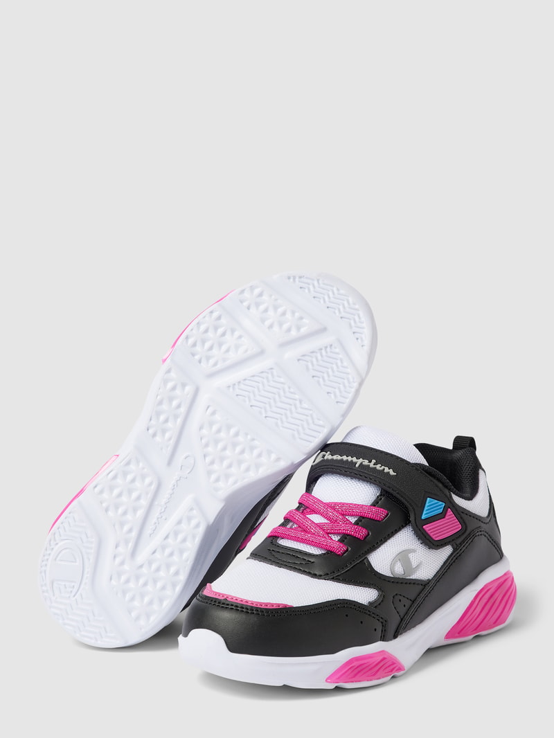 Sneaker mit Label-Details Modell 'WAVE' in blau