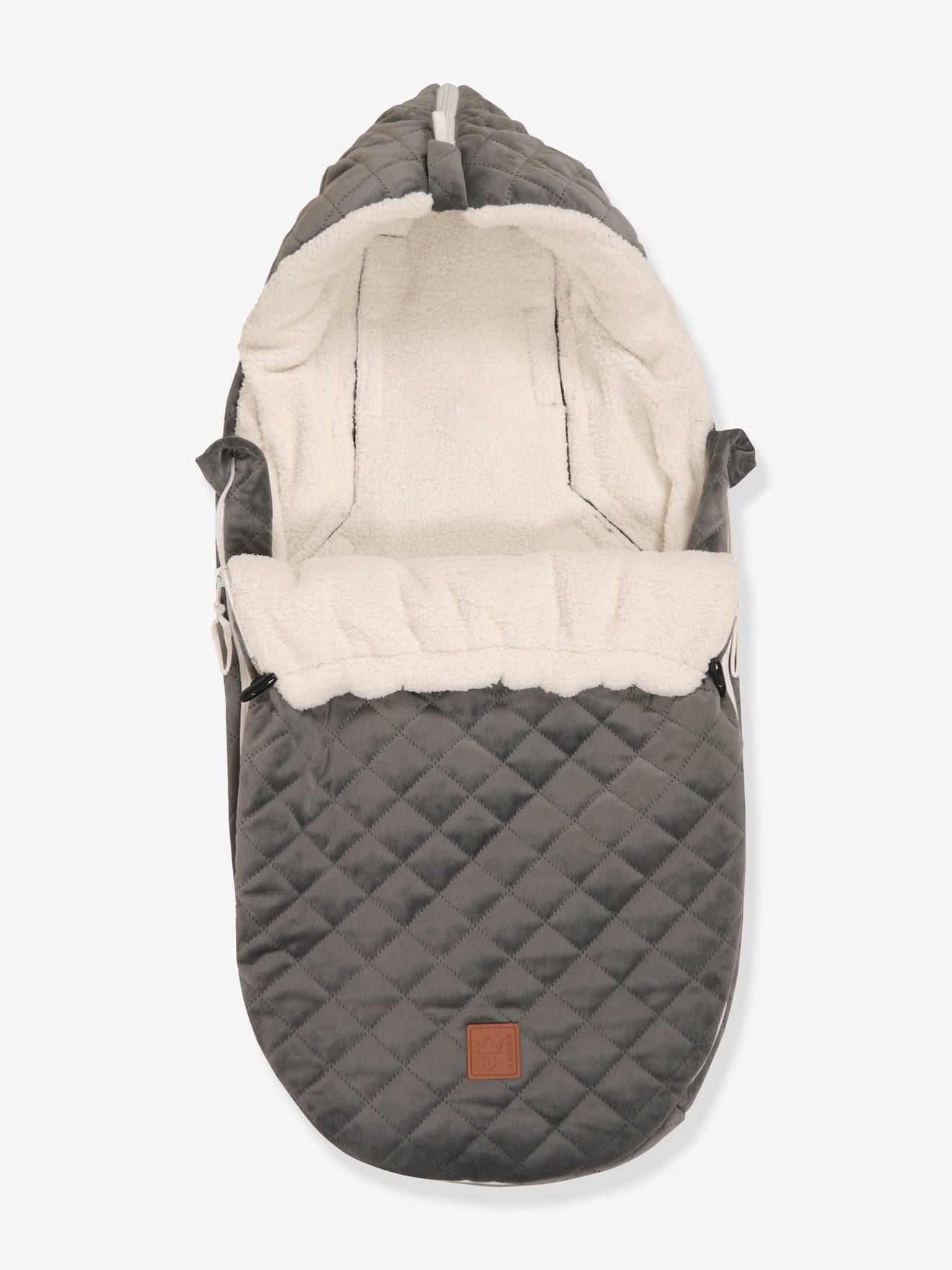 Chancelière coque Velvet Hoody KAISER grey