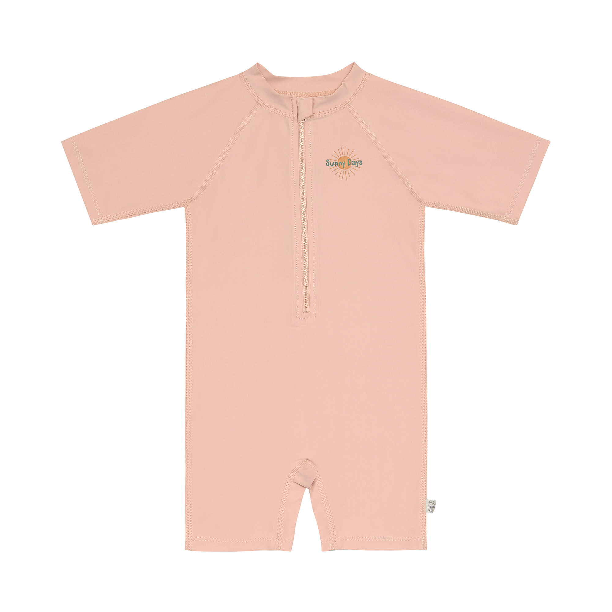 Schwimmanzug Kinder Kurzarm (UV Schutz), Rosa
