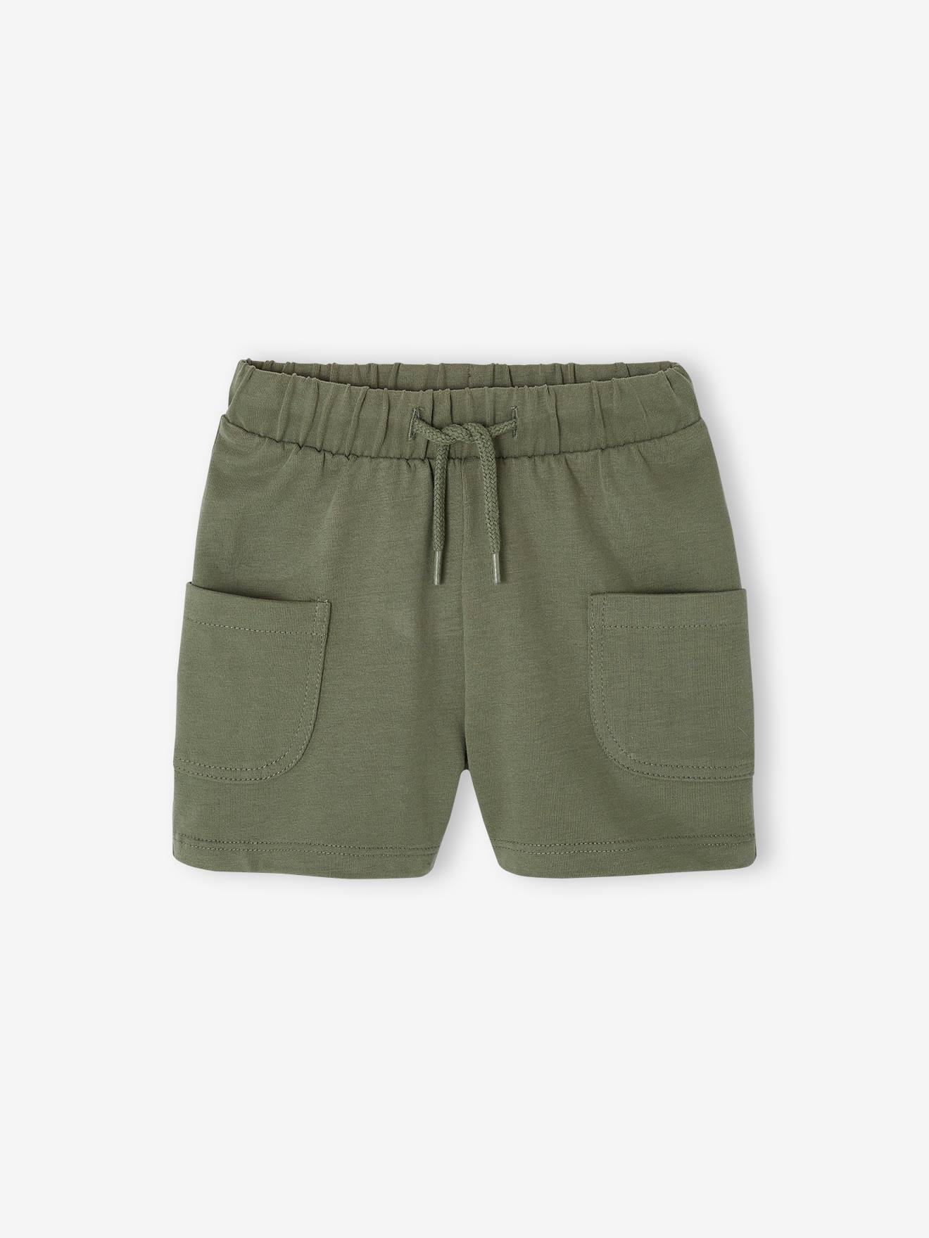 Vertbaudet Baby-Set: T-Shirt & Shorts Oeko-Tex - khaki