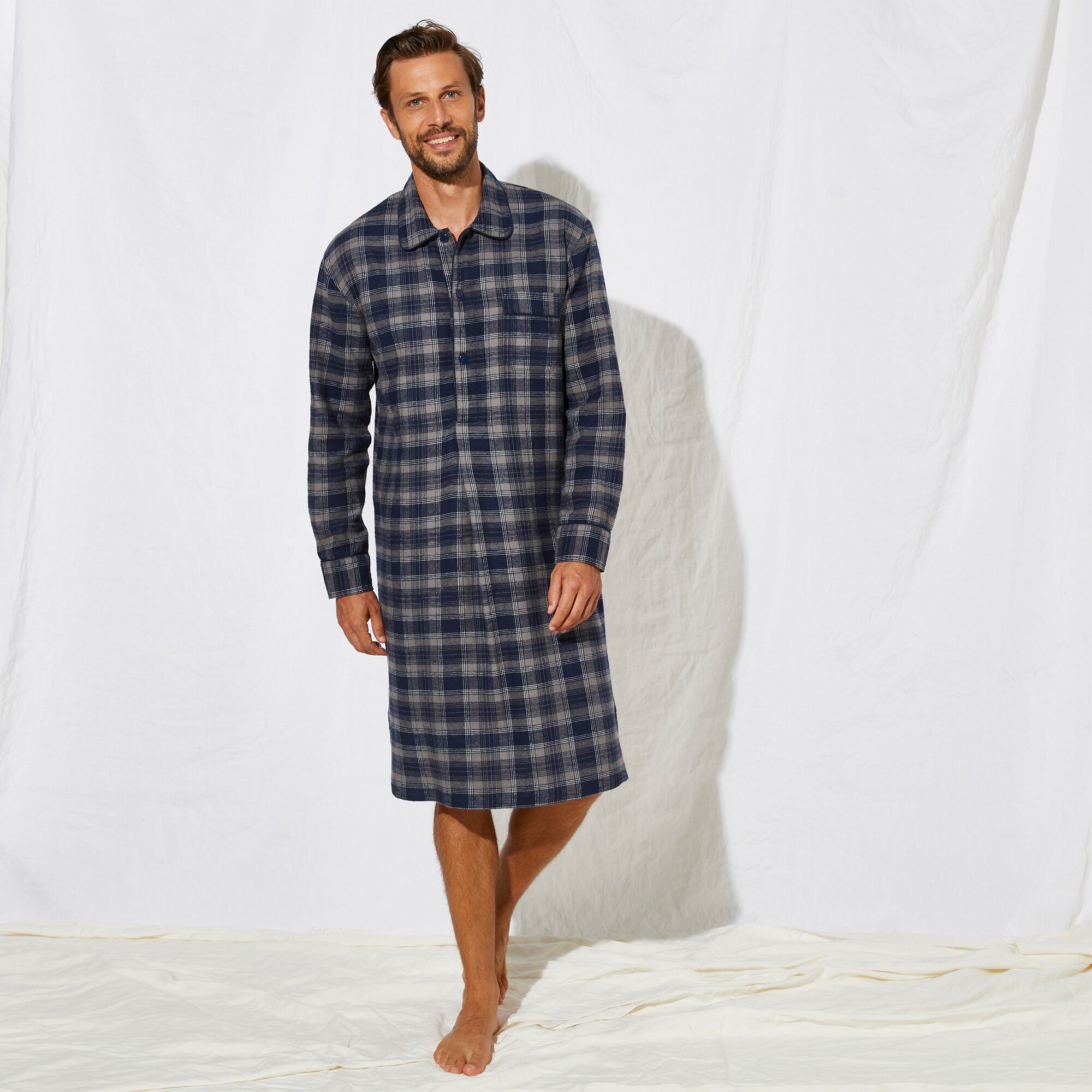 Liquette pyjama pilou carreaux