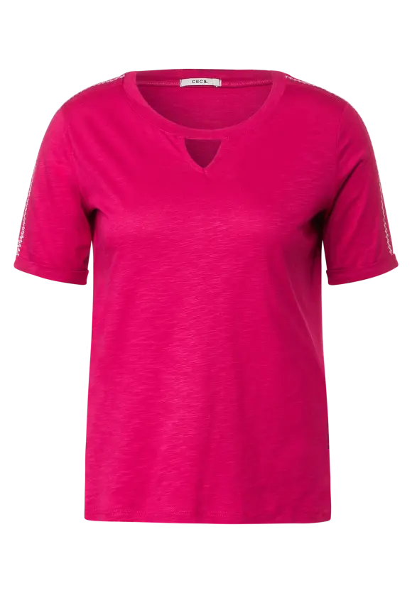 CECIL Stickerei Halbarm Shirt