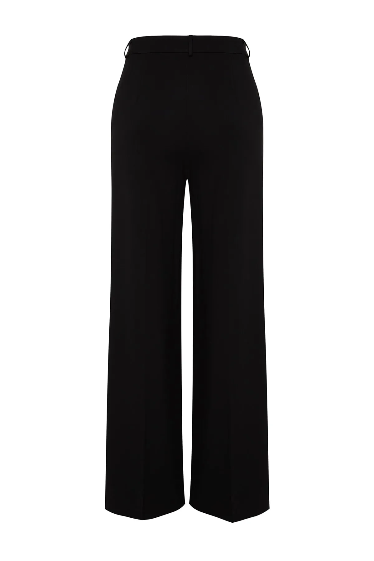 Trendyol Collection  Schwarze Webhose mit weitem Bein TPRAW23PL00016