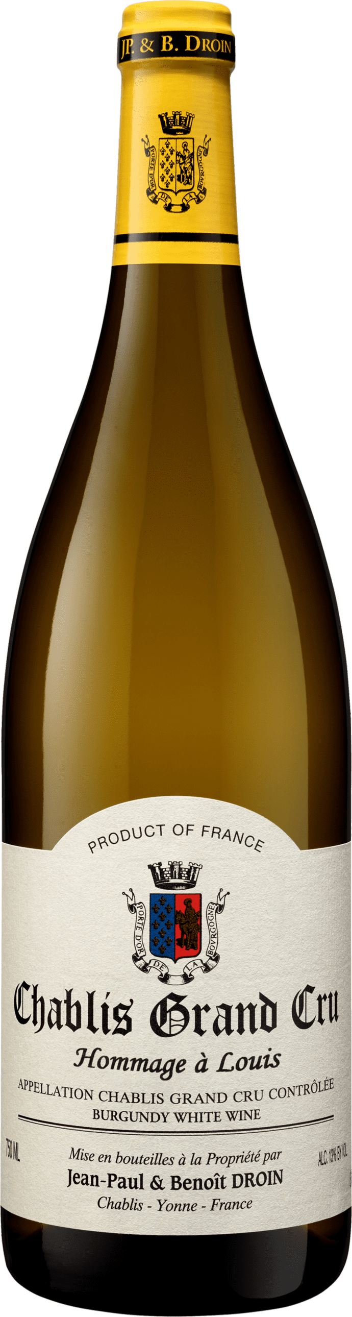 Domaine Droin: Chablis Grand Cru Hommage à Louis (Les Clos Grand Cru) 2022