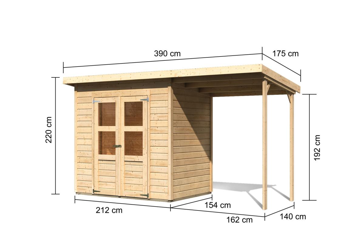 Woodfeeling Gartenhaus Schönefeld 3
