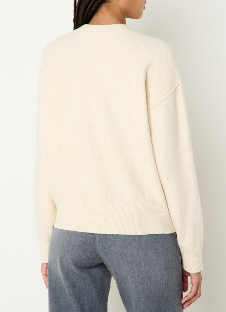 Cardigan cu guler rotund din tricot fin Penn & Ink