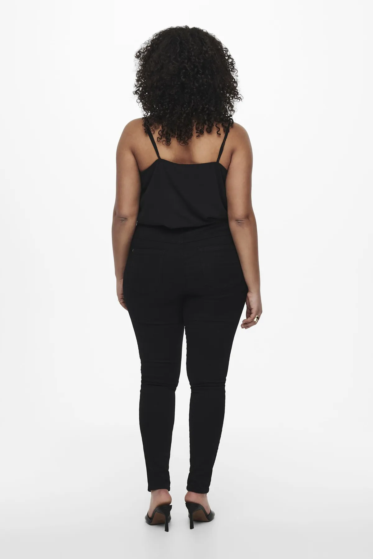 Only Carmakoma  CARAUGUSTA HW SKINNY JEANS SCHWARZ NOOS
