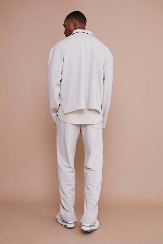 Kastiges Oversize Sweatshirt mit Kragen