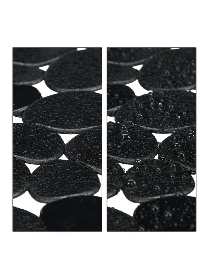 relaxdays Badewannenmatte in Schwarz - (B)36 x (T)68 cm günstig kaufen onesize