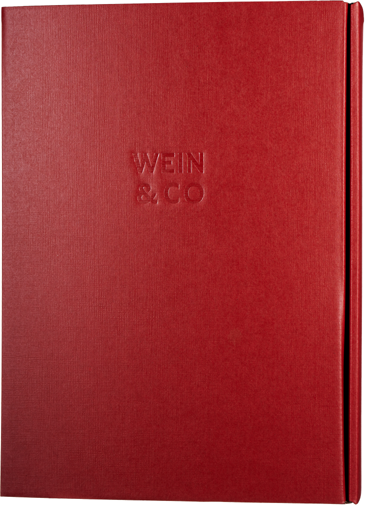 WEIN & CO Karton 3er Rot Scala mit WEIN & CO Logo