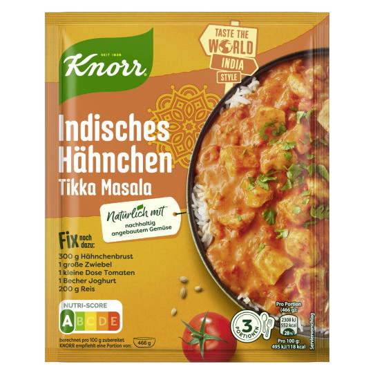 Knorr Fix Indisches Hähnchen Tikka Masala 36G