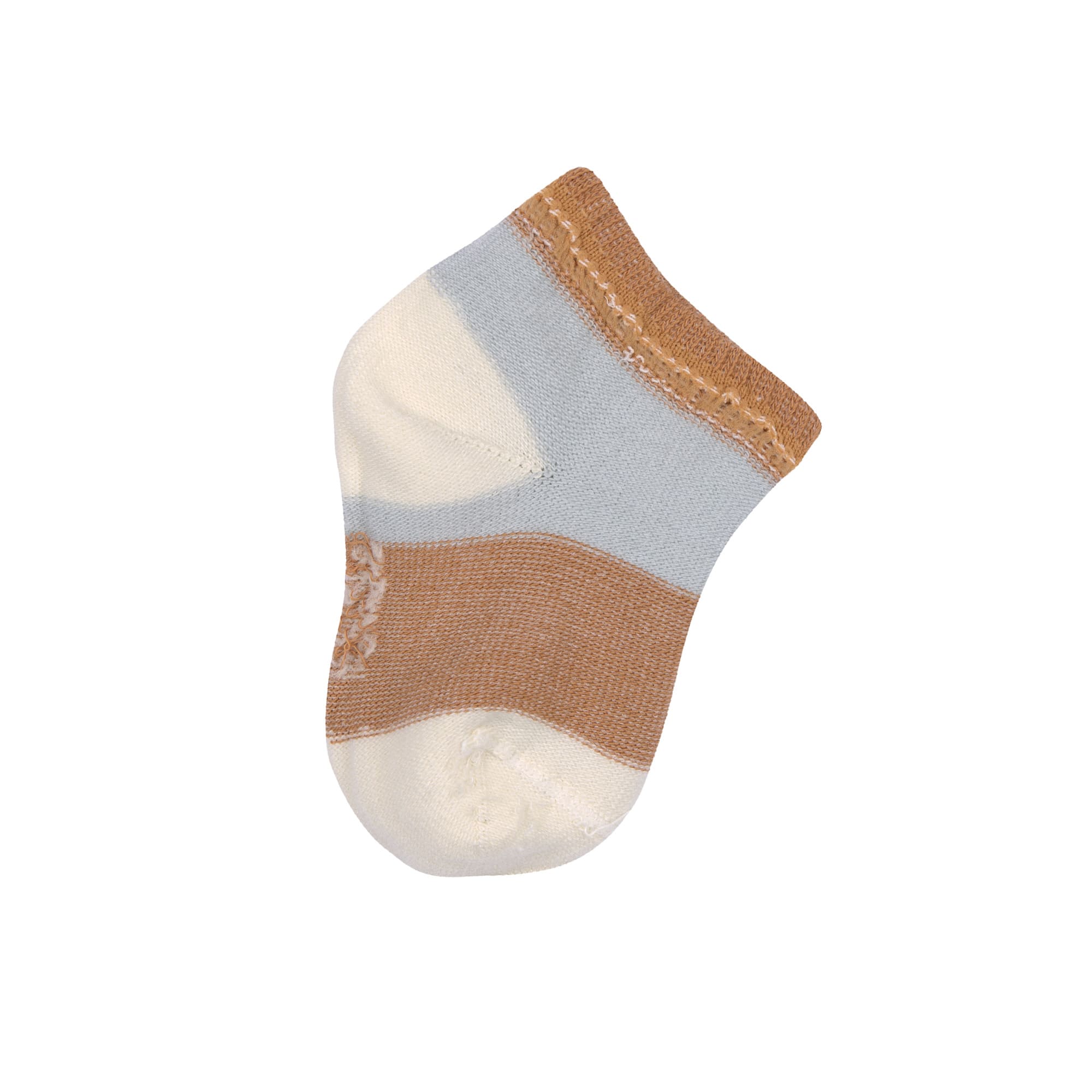 Kinder Sneaker Socken (3er-Set), Hellblau Karamell