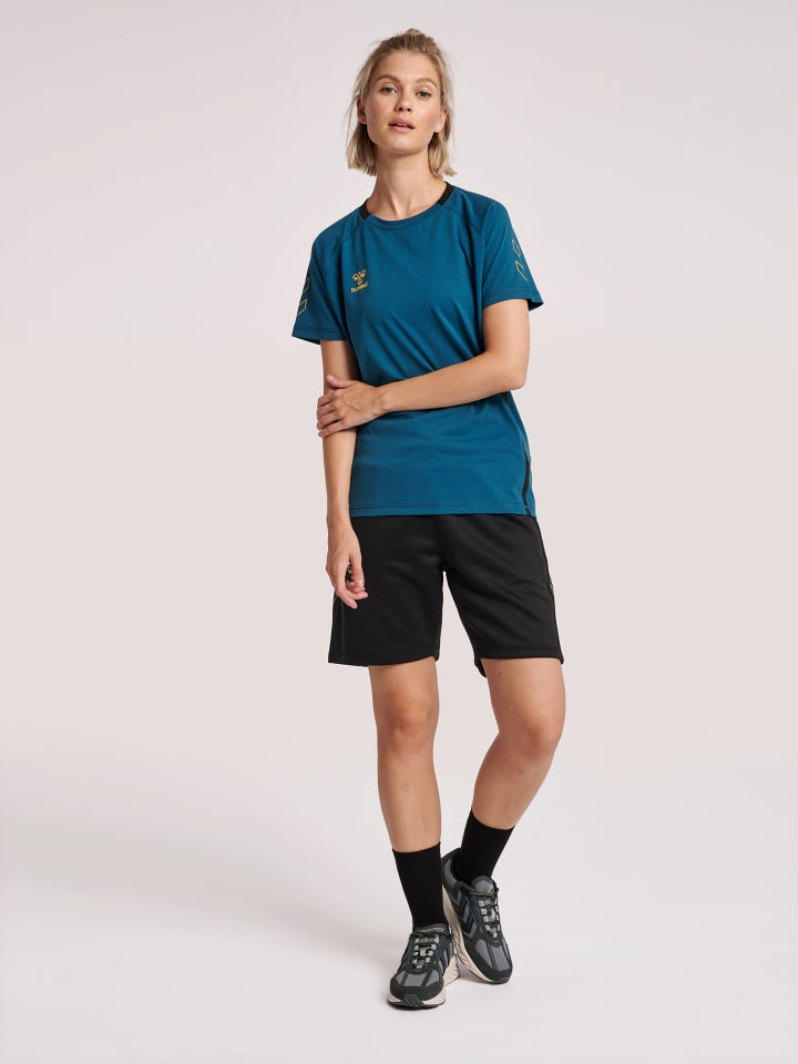 Hummel Hummel T-Shirt Raglanärmel Hmlcima Damen in BLUE CORAL günstig kaufen
