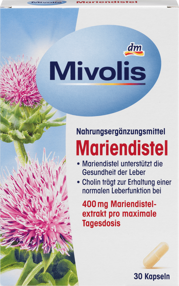 Mariendistel, 30 Kapseln, 16 g