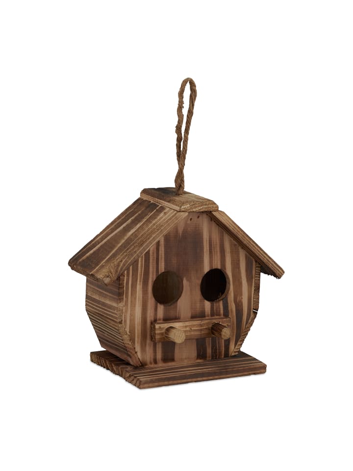 relaxdays Deko Vogelhaus in Natur günstig kaufen onesize