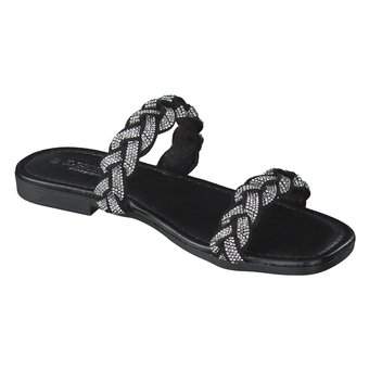 Leone Pantolette in schwarz