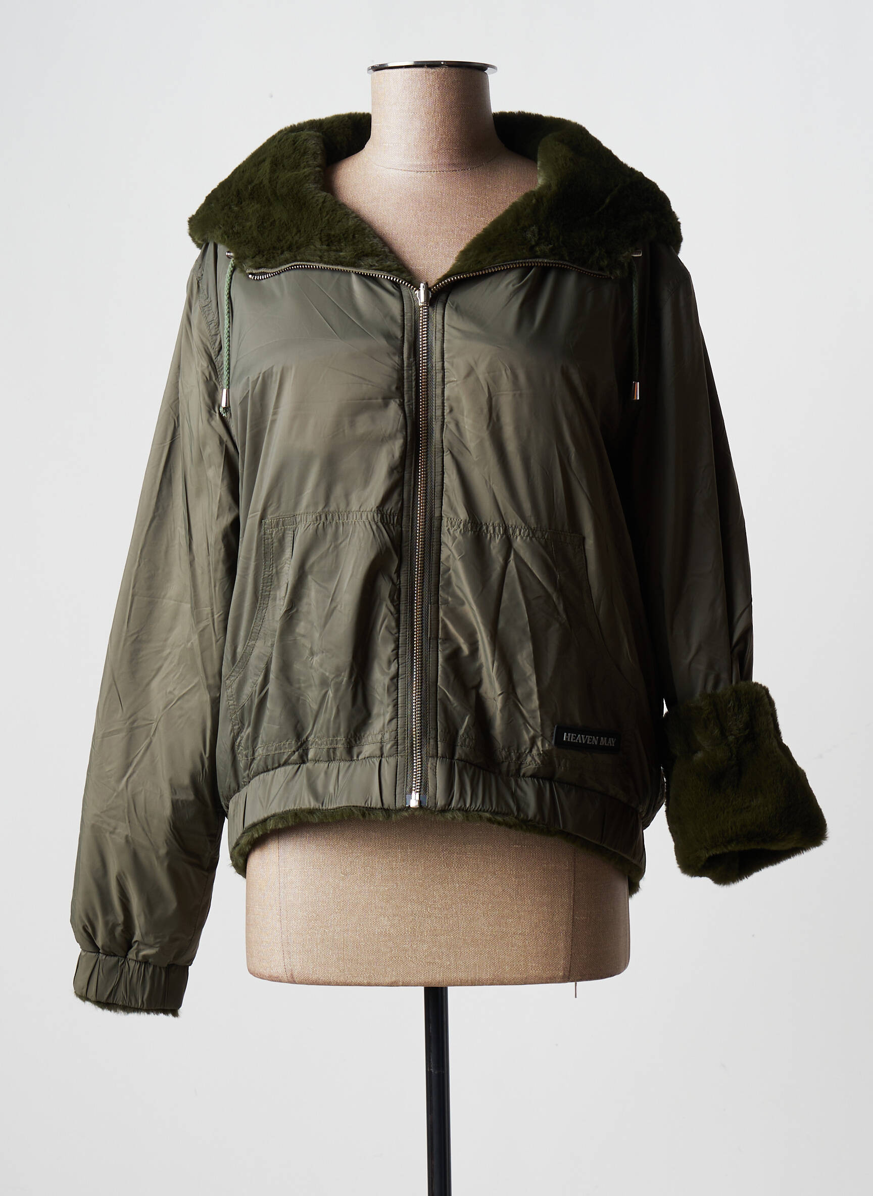 Heaven May Doudounes Femme couleur vert
