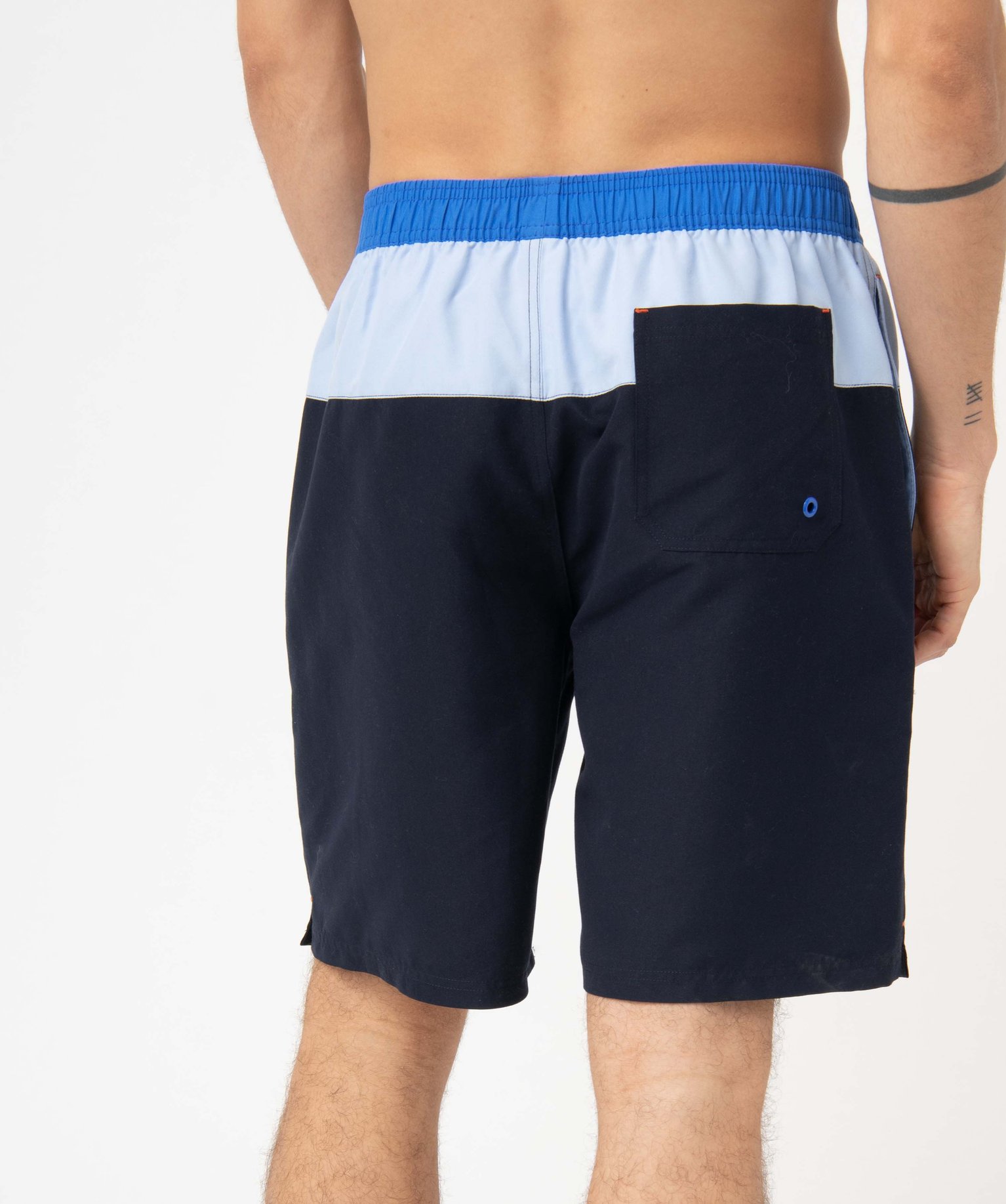 Short de bain homme à larges bandes divers | GEMO