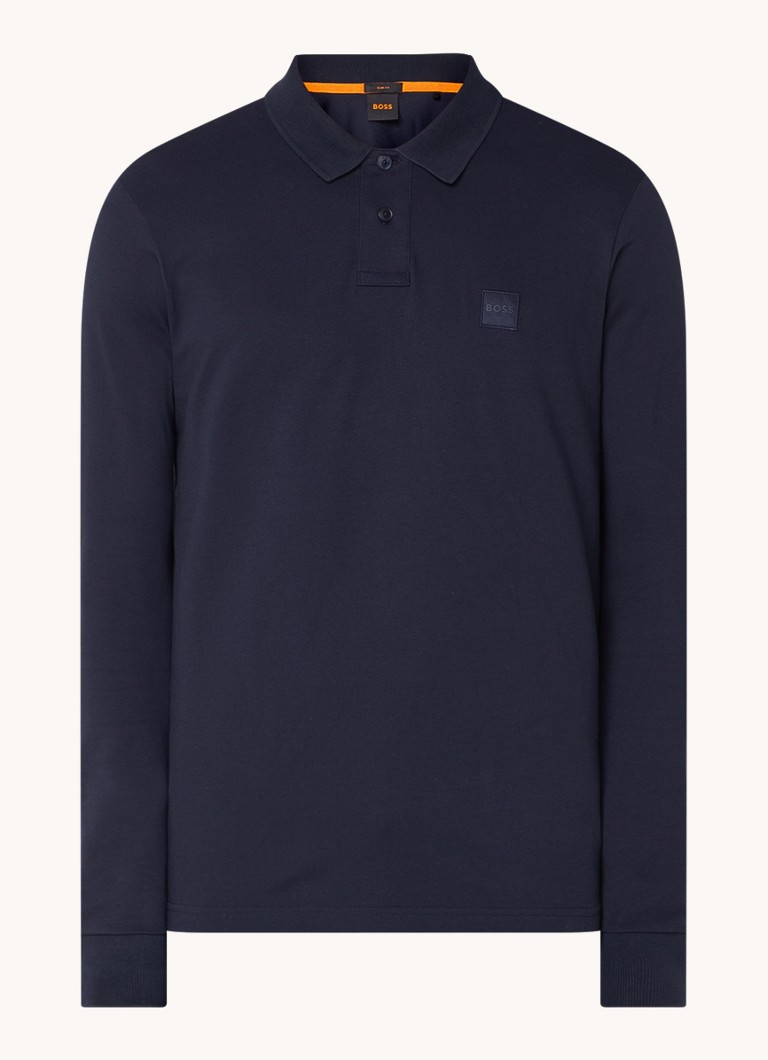 HUGO BOSS Passerby slim fit polo majica od pamučnog pikea s logotipom