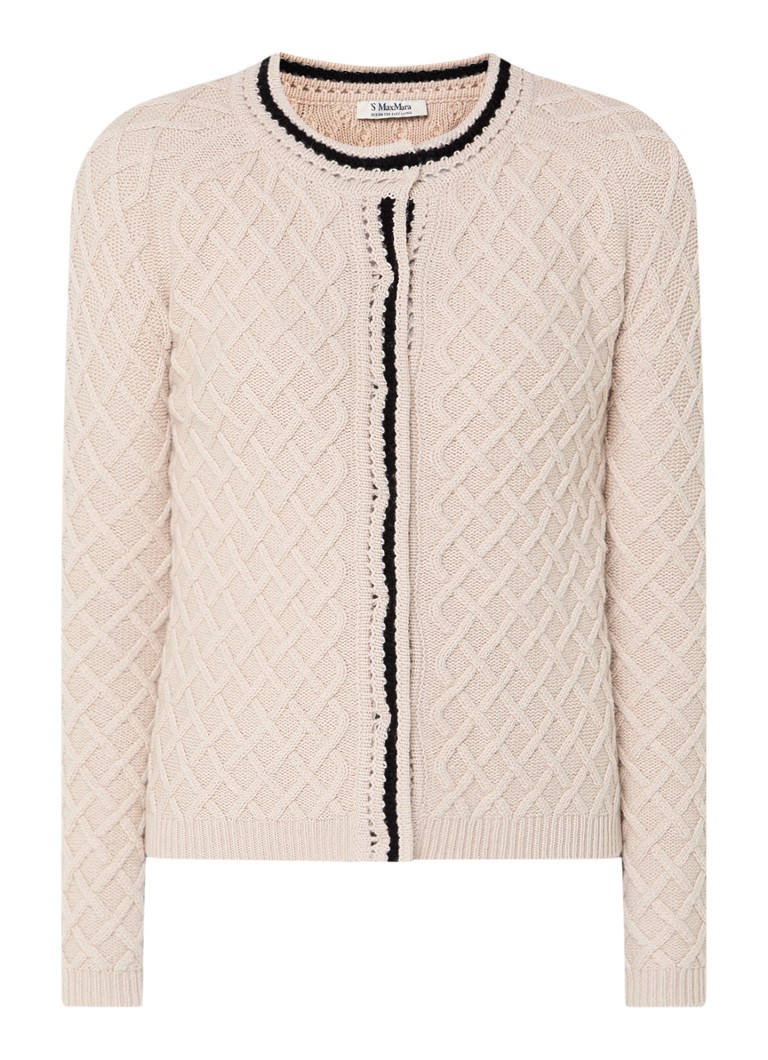 Gilet en grosse maille de cachemire mélangé MaxMara Baviera