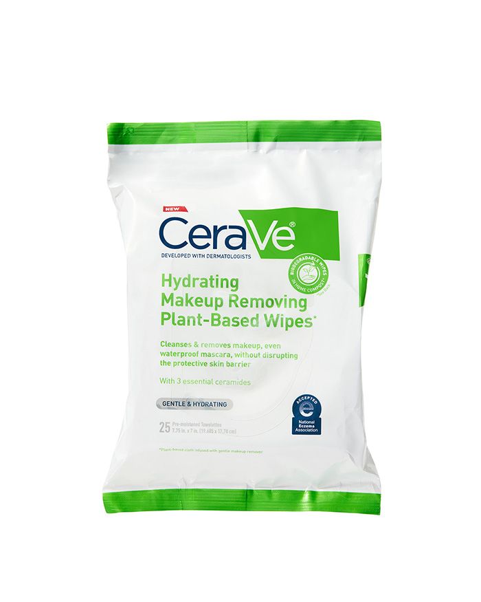 Lingettes démaquillantes hydratantes à base de plantes, lingettes démaquillantes compostables