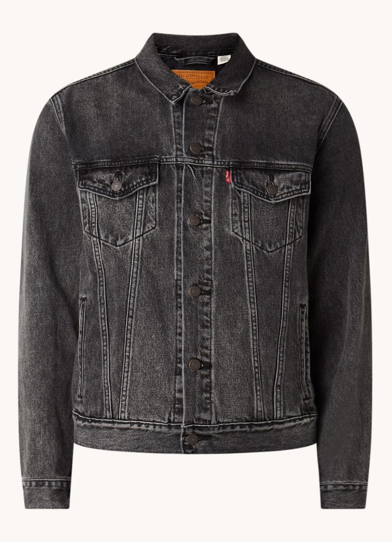 Jachetă Levi's Trucker din denim cu buzunare laterale