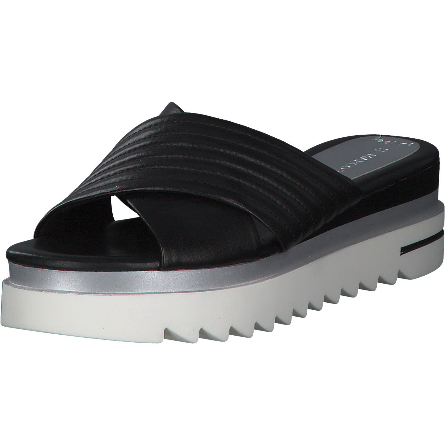 Marco Tozzi 27212, Offene Halbschuhe, Damen, BLACK ANTIC