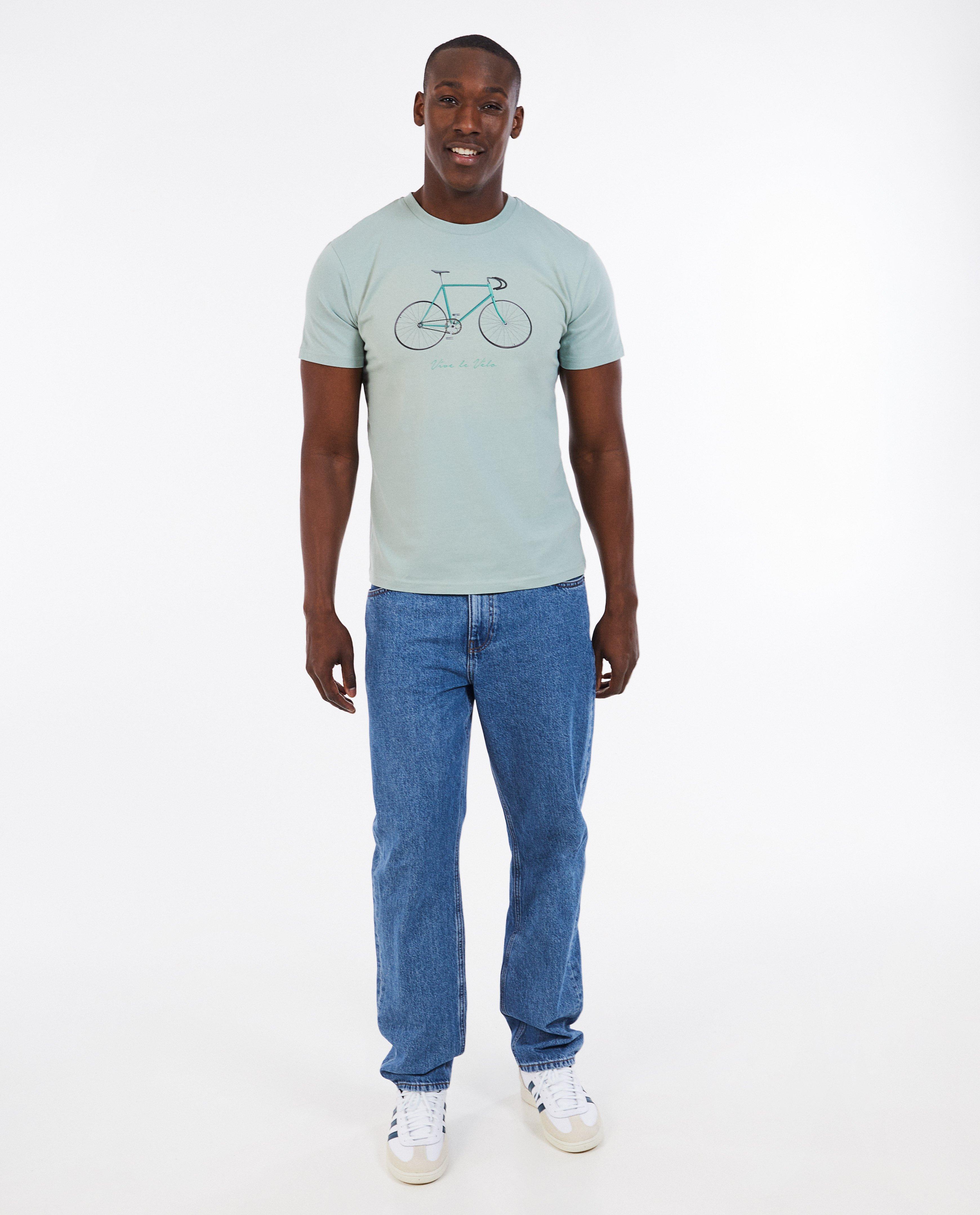 Long Live Cycling világoszöld póló, S-XXL khaki