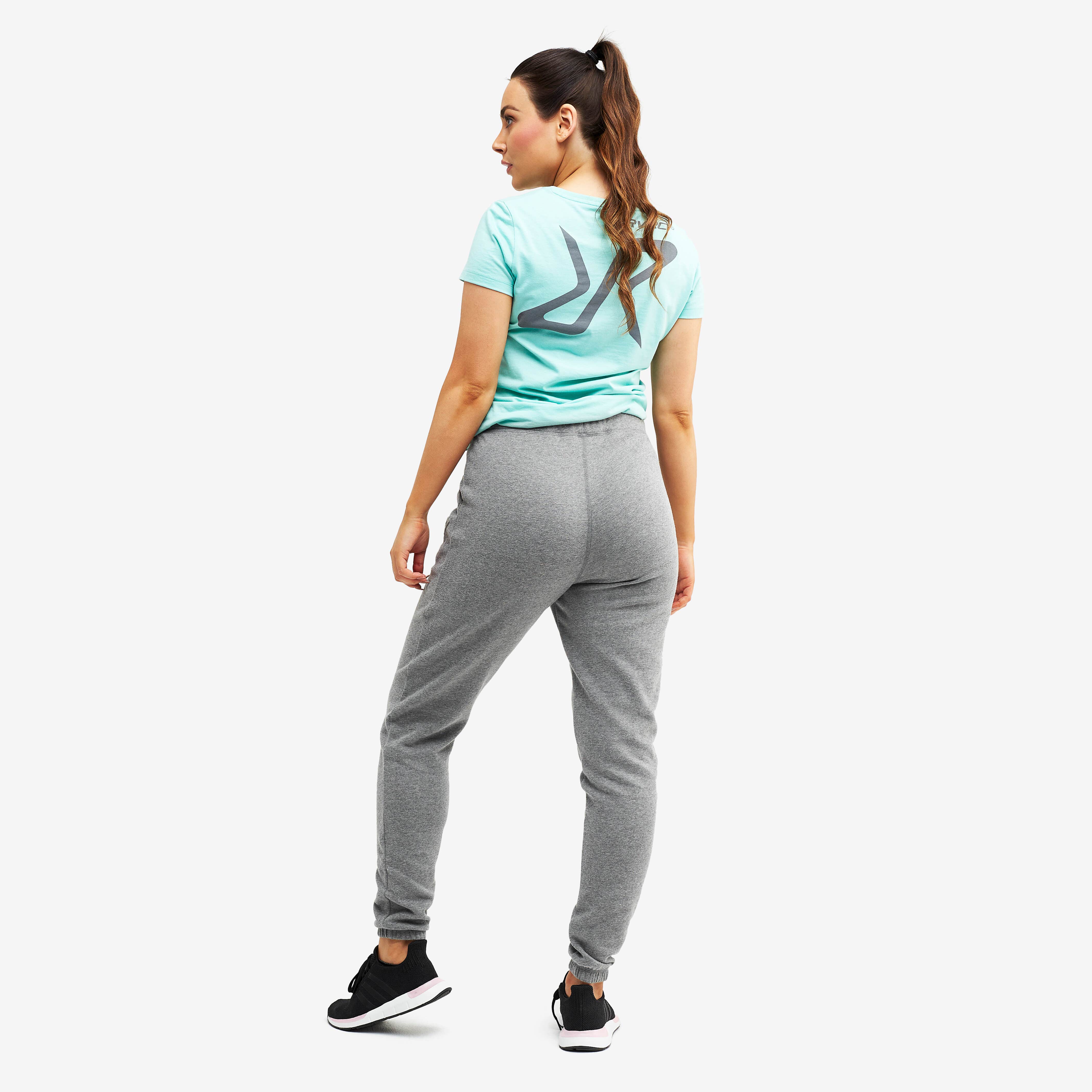 Chill Highwaist Pants Femme Grey melange
