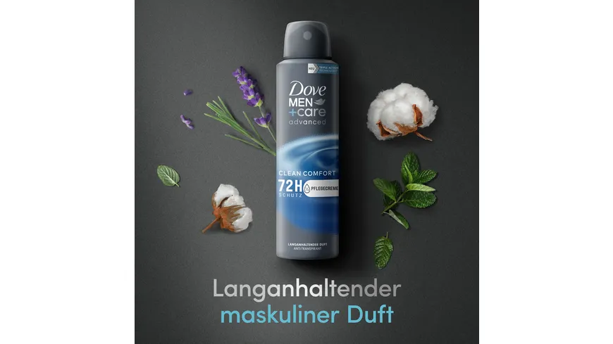 Dove Men+Care Deo-Spray Antitranspirant Advanced Clean Comfort 150 ml