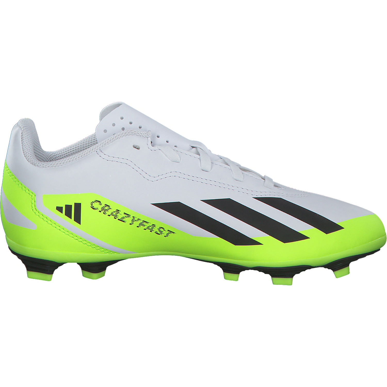 Adidas X Crazyfast 4 FxG J, Sportschuhe, Kinder, ftwr white/core black/lucid le