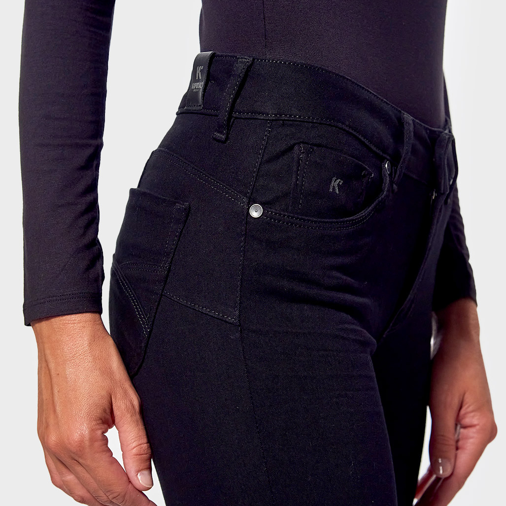 FLORR  Jean slim Femme noir