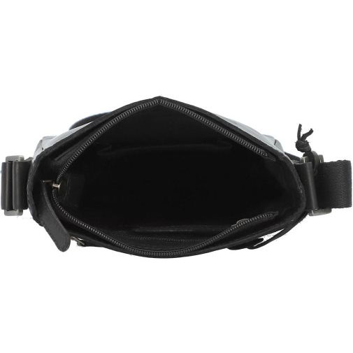 Greenburry Pure Black Umhängetasche Leder 17 cm