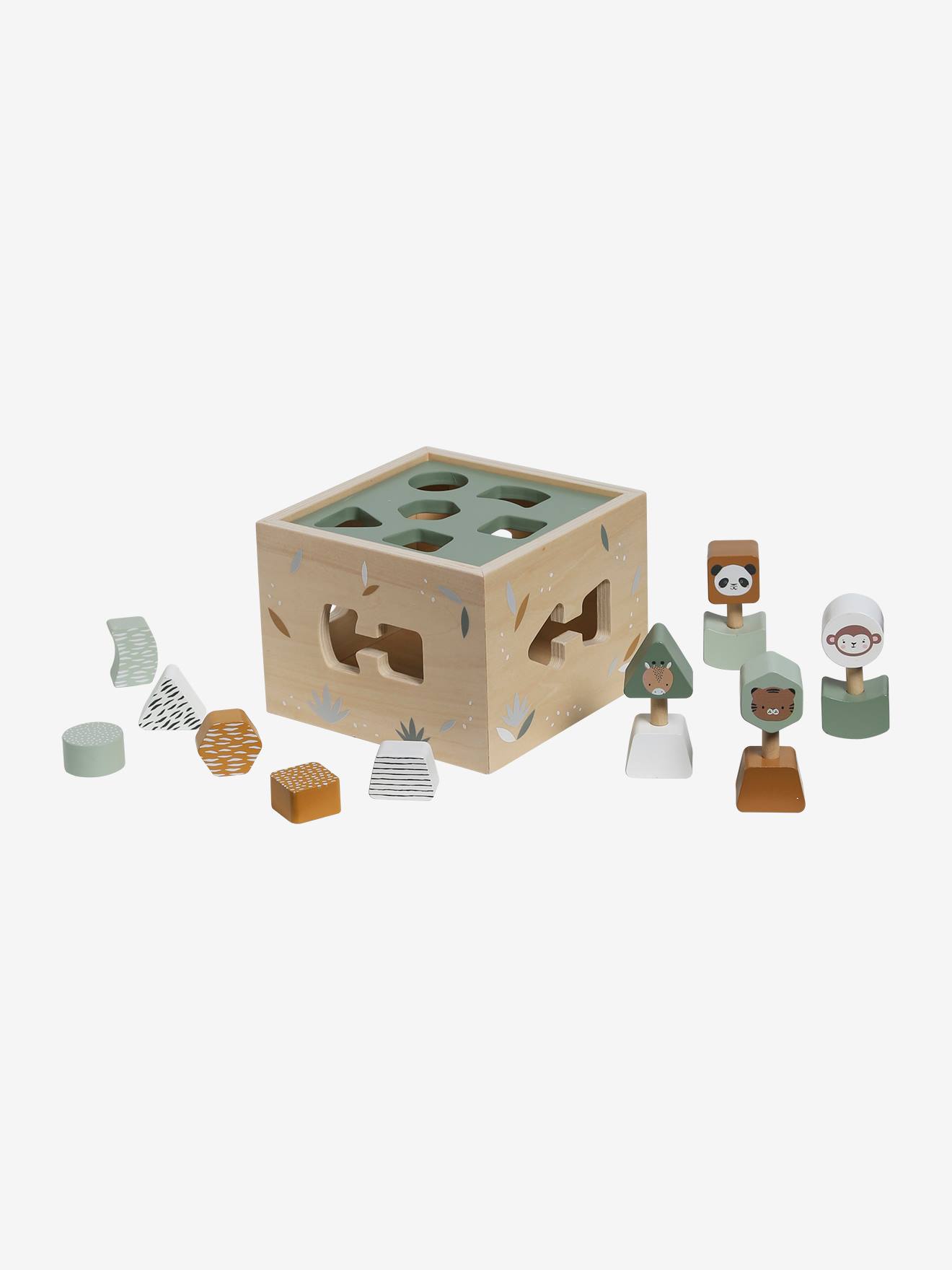 Vertbaudet Baby Steckspiel TANSANIA, Holz FSC - natur