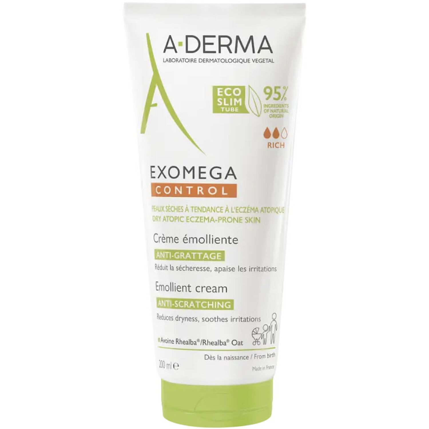 a-derma Exomega Control Crème Emolliente Anti-Grattage